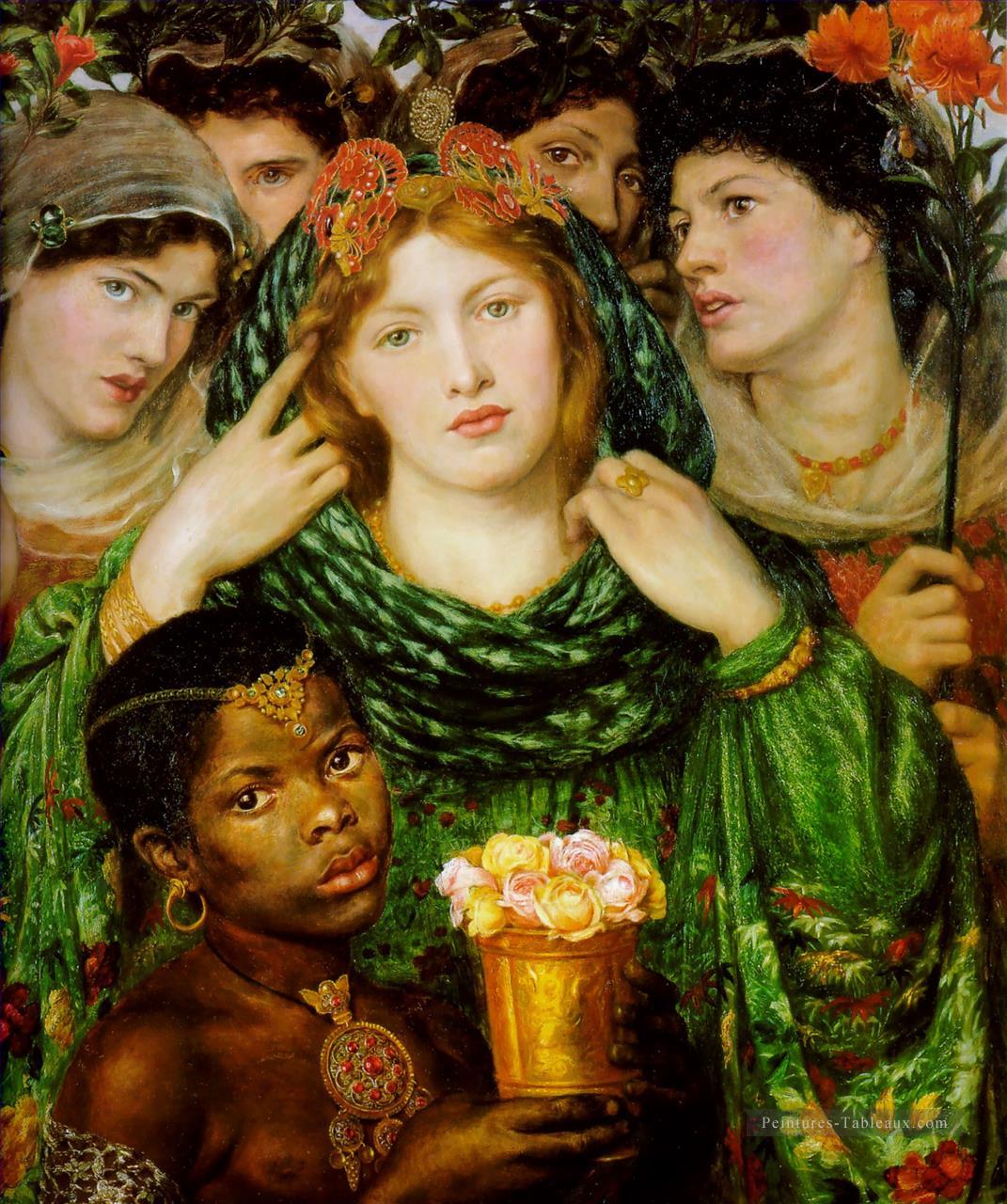 La Confrérie préraphaélite bien aimée Dante Gabriel Rossetti Peintures à l'huile